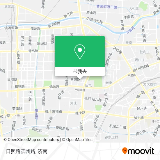 日照路滨州路地图