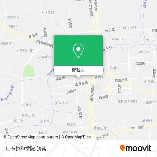 山东协和学院地图