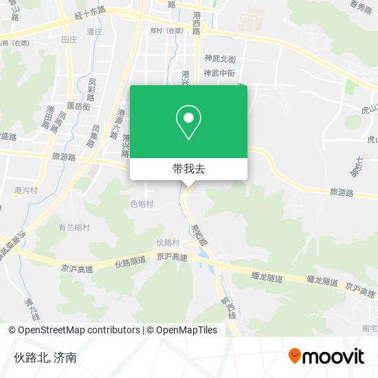 伙路北地图