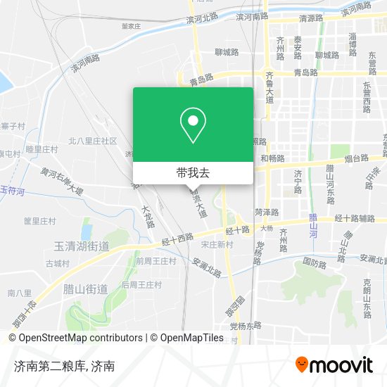 济南第二粮库地图