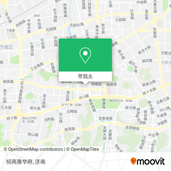 招商雍华府地图