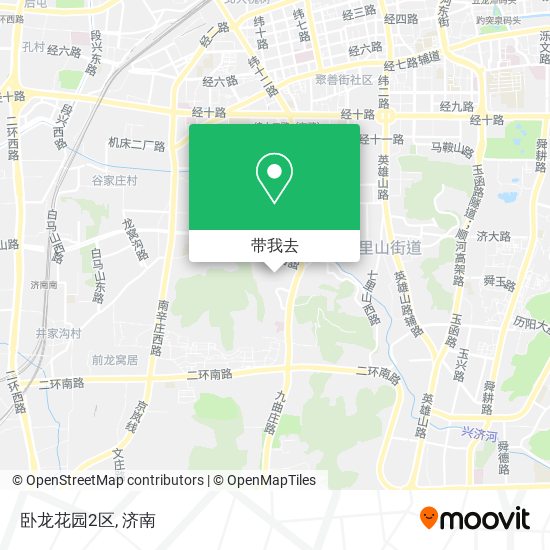 卧龙花园2区地图