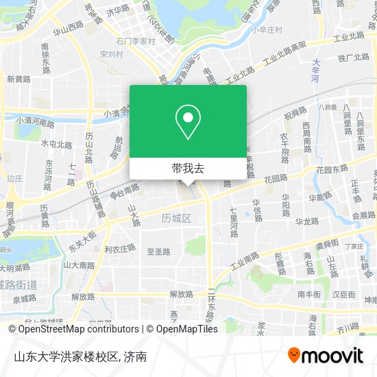 山东大学洪家楼校区地图