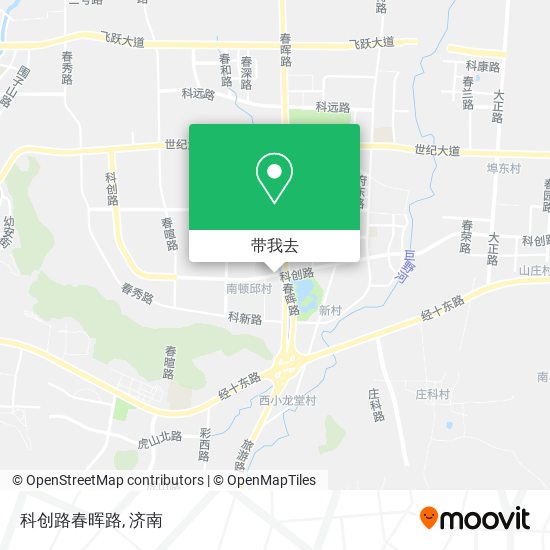 科创路春晖路地图