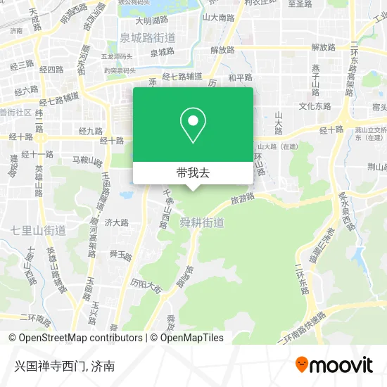 兴国禅寺西门地图