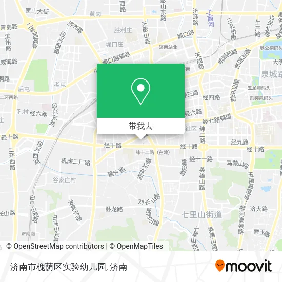 济南市槐荫区实验幼儿园地图