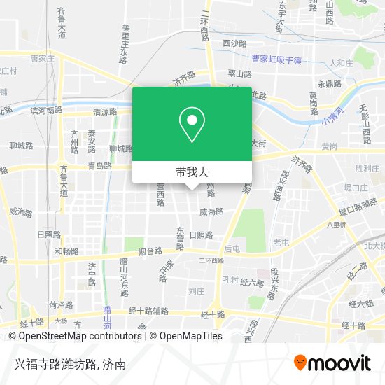 兴福寺路潍坊路地图