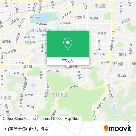 山东省千佛山医院地图