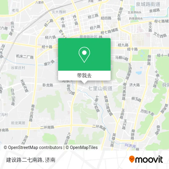 建设路二七南路地图