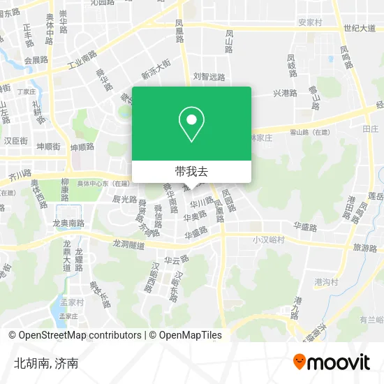北胡南地图