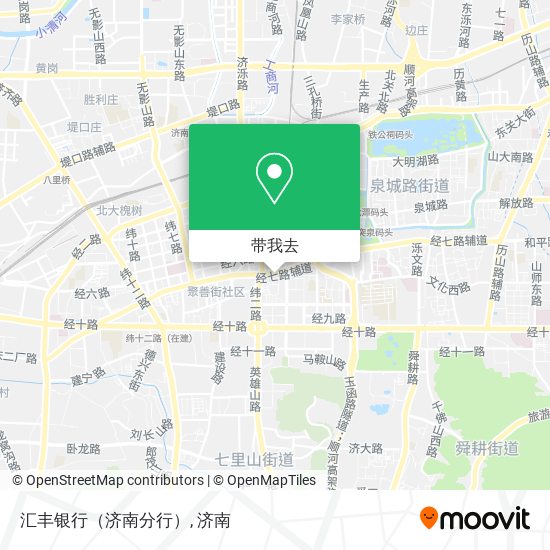 汇丰银行（济南分行）地图