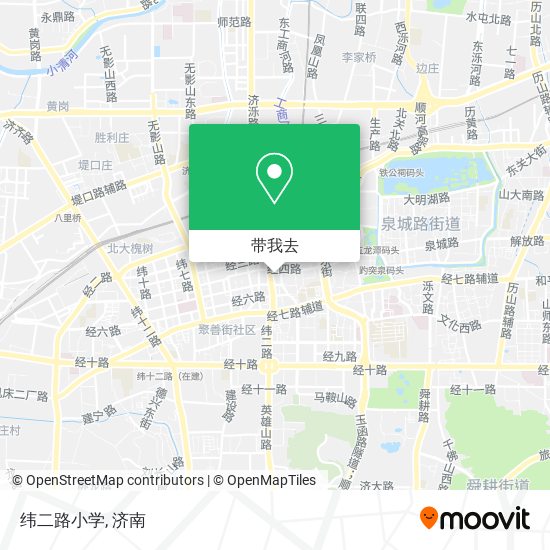 纬二路小学地图