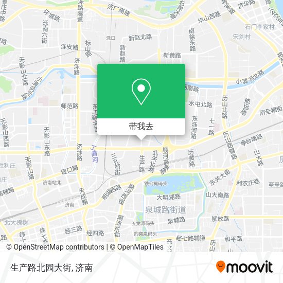 生产路北园大街地图