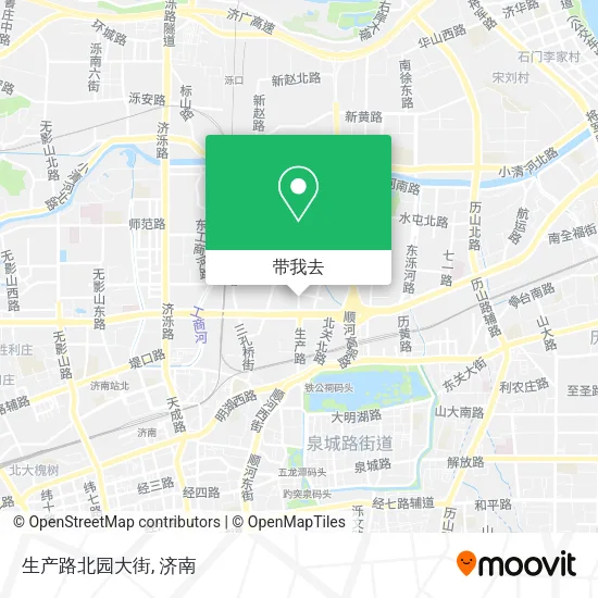 生产路北园大街地图