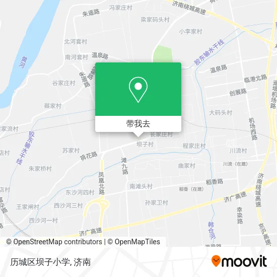 历城区坝子小学地图