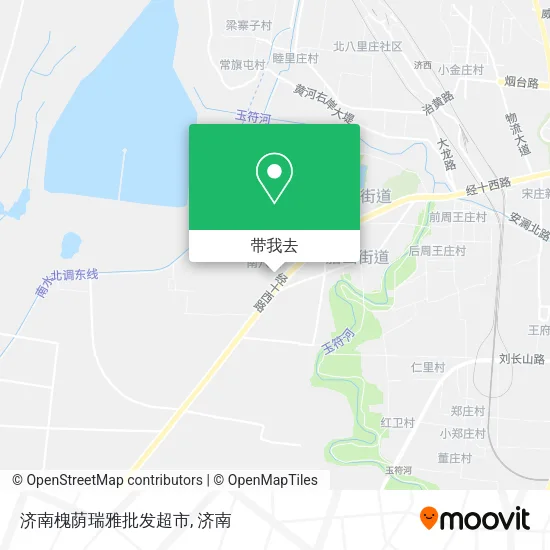 济南槐荫瑞雅批发超市地图
