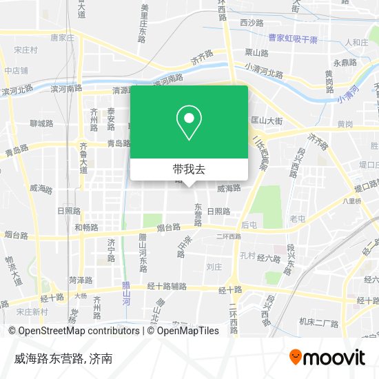 威海路东营路地图