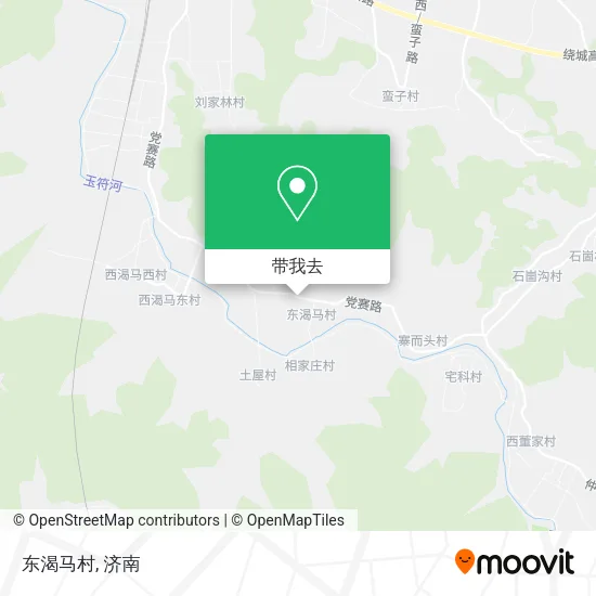 东渴马村地图