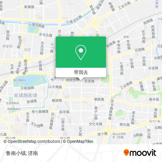 鲁南小镇地图