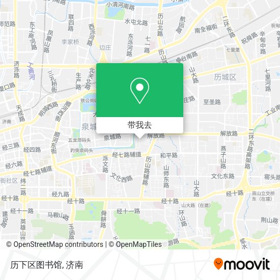历下区图书馆地图