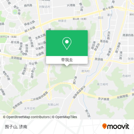 围子山地图