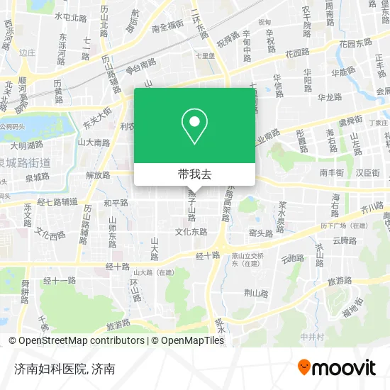 济南妇科医院地图