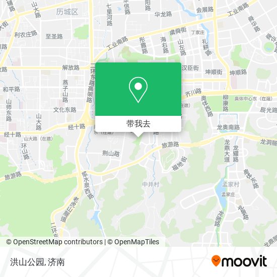 洪山公园地图