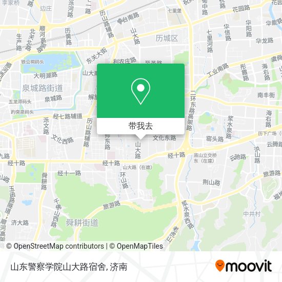 山东警察学院山大路宿舍地图