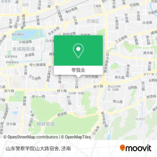 山东警察学院山大路宿舍地图