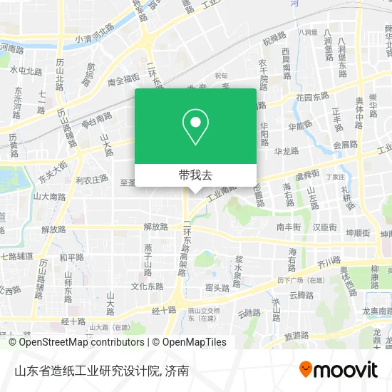 山东省造纸工业研究设计院地图