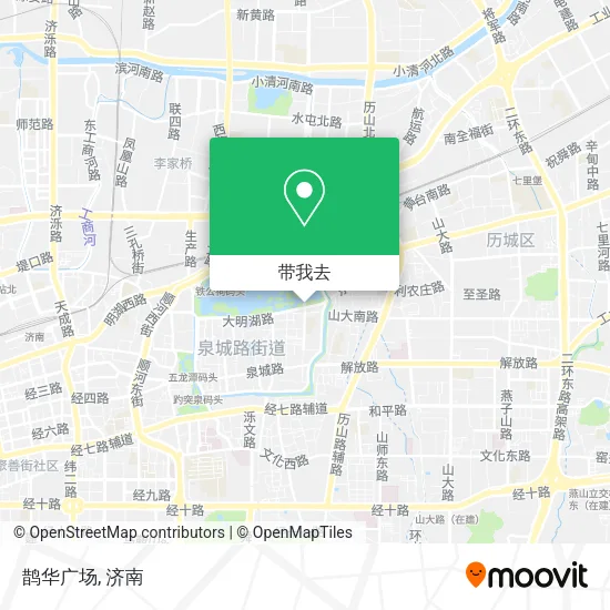鹊华广场地图