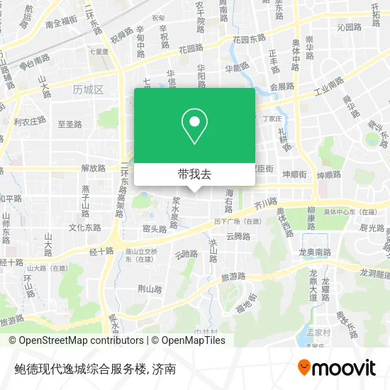 鲍德现代逸城综合服务楼地图