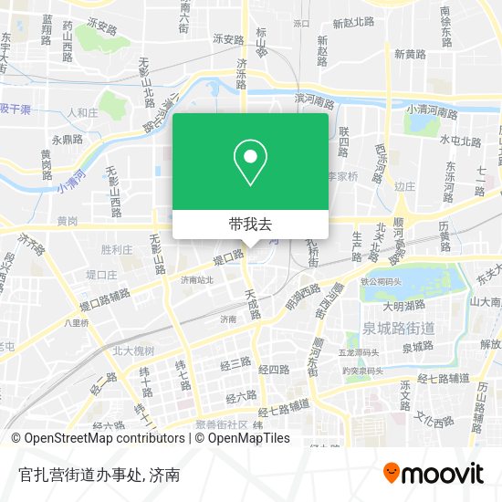 官扎营街道办事处地图
