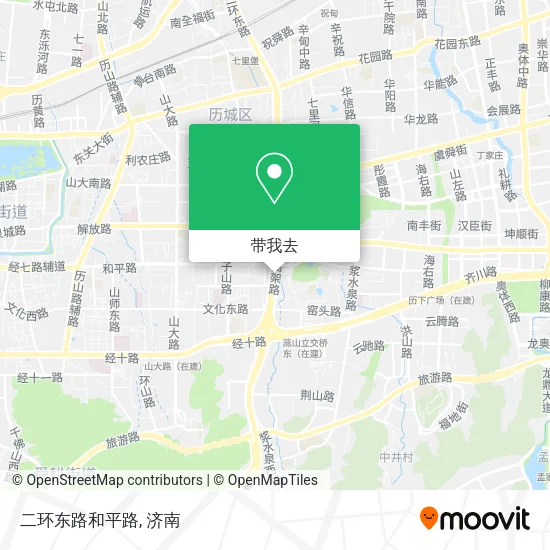 二环东路和平路地图