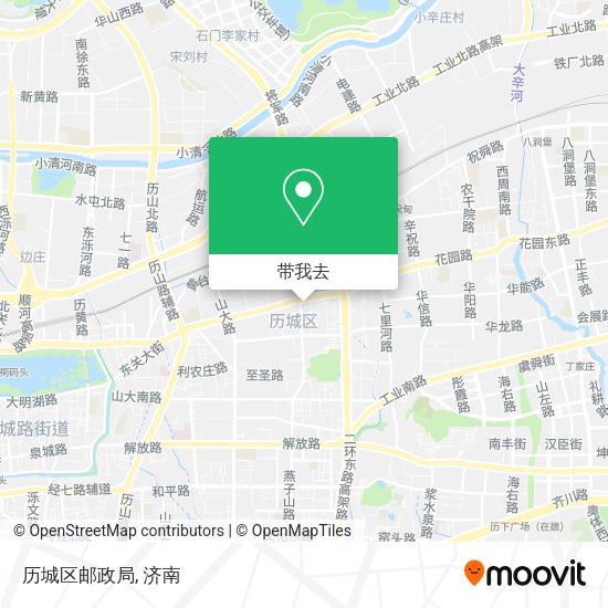 历城区邮政局地图