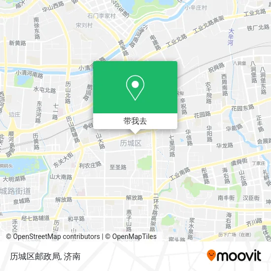 历城区邮政局地图