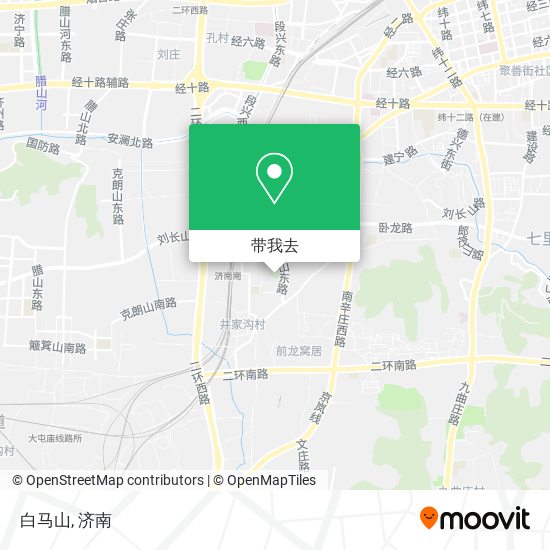 白马山地图