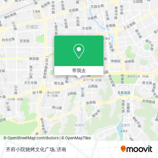 齐府小院烧烤文化广场地图
