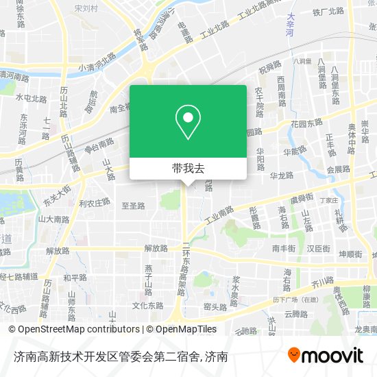 济南高新技术开发区管委会第二宿舍地图