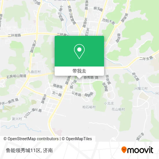 鲁能领秀城11区地图