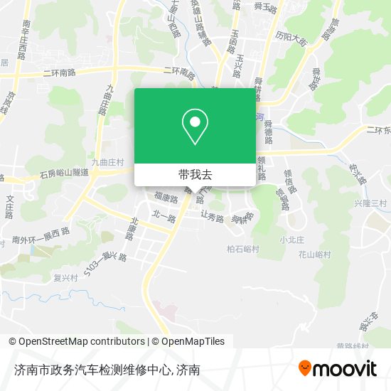 济南市政务汽车检测维修中心地图