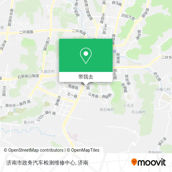 济南市政务汽车检测维修中心地图