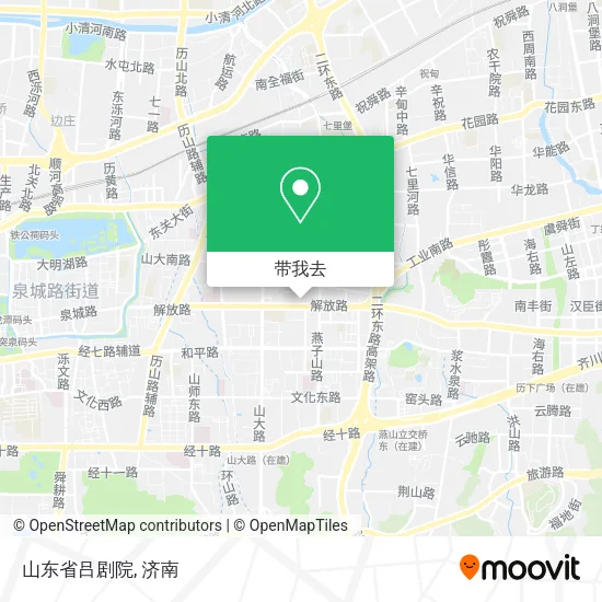 山东省吕剧院地图