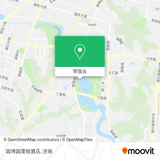 园博园度假酒店地图