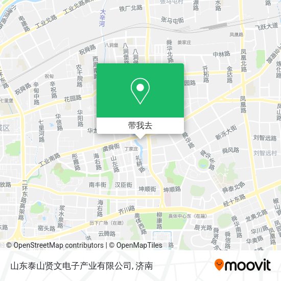 山东泰山贤文电子产业有限公司地图