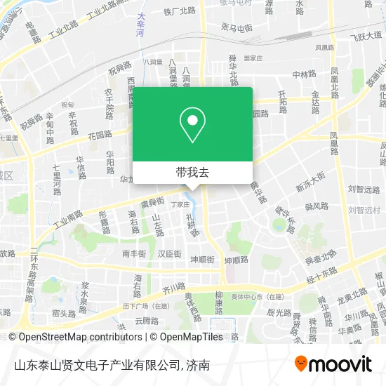 山东泰山贤文电子产业有限公司地图