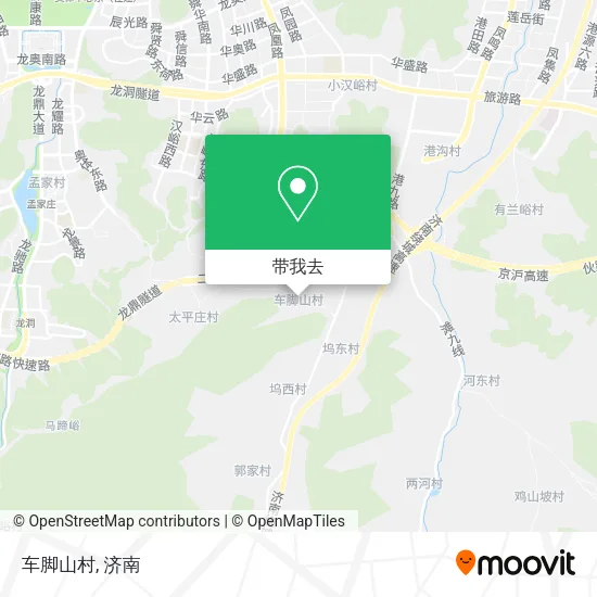 车脚山村地图