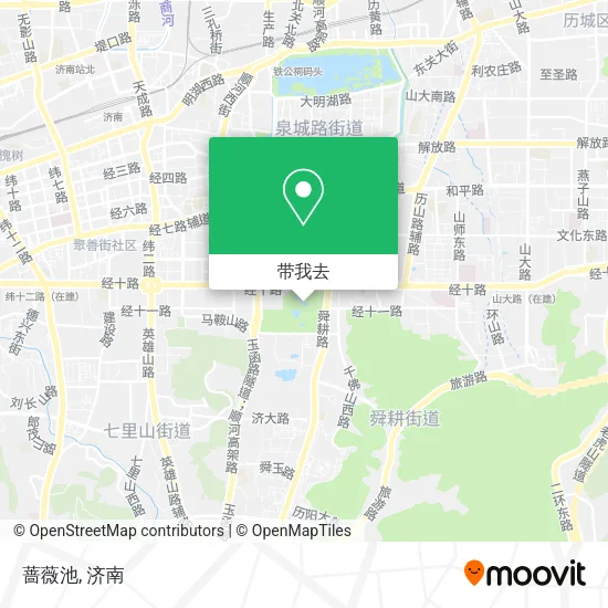 蔷薇池地图