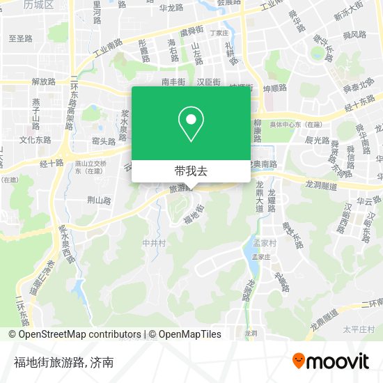 福地街旅游路地图