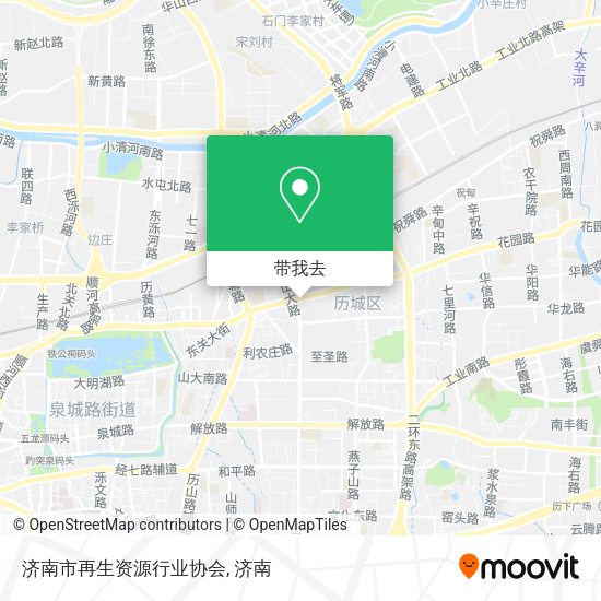 济南市再生资源行业协会地图